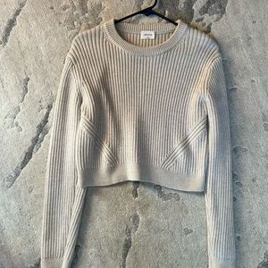 Wilfrid grey crop sweater
